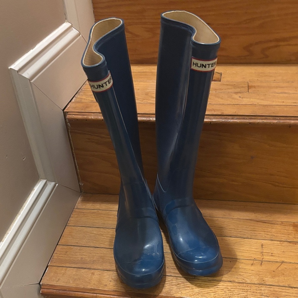 Hunter Blue Women's Winter & Rain Boots